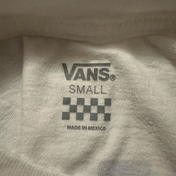 Vans, small white long-sleeve shirt - Picture 3 of 3